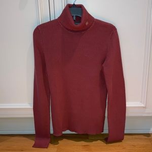 Petite cotton turtleneck. Lauren Ralph Lauren.